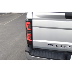 Купити Задні фари Ford Super Duty 2017-2019 LED PRO серія вуглево-чорні AlphaRex ATL-FD17-W-LBS