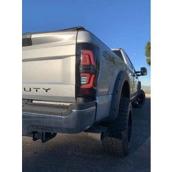 Купити Задні фари Ford Super Duty 2017-2019 LED PRO серія червоно-димчасті AlphaRex ATL-FD17-R-RS