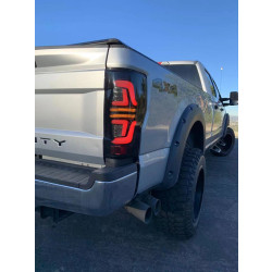 Купити Задні фари Ford Super Duty 2017-2019 LED PRO серія червоно-димчасті AlphaRex ATL-FD17-R-RS