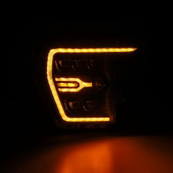 Купити Передні фари Ford F150 2021-2022 LED NOVA серія чорні AlphaRex AHL-FF21-G2-N-B