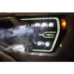 Купити Передні фари Ford F150 2021-2022 LED NOVA серія чорні AlphaRex AHL-FF21-G2-N-B