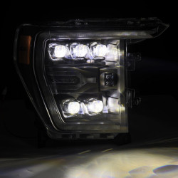 Купити Передні фари Ford F150 2021-2022 LED NOVA серія чорні AlphaRex AHL-FF21-G2-N-B
