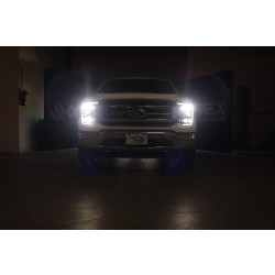 Купити Передні фари Ford F150 2021-2022 LED NOVA серія чорні AlphaRex AHL-FF21-G2-N-B
