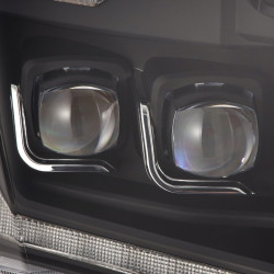 Купити Передні фари Ford F150 2021-2022 LED NOVA серія чорні AlphaRex AHL-FF21-G2-N-B