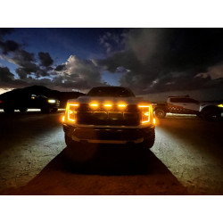 Купити Передні фари Ford F150 2021-2022 LED NOVA серія колір Alpha-Black AlphaRex AHL-FF21-G2-N-FLB
