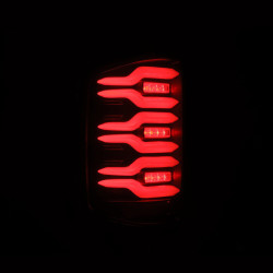 Купити Задні фари Chevrolet Silverado 1500 2014-2018 LED LUXX серія чорні AlphaRex RTL-CL14-SA-YW-BS