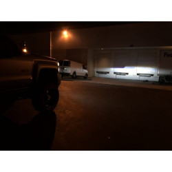 Купити Передні фари Chevrolet Silverado 3500HD 2015-2019 LED NOVA серія хром / хром Grill вставка AlphaRex AHL-CL215-N-SA-C..