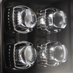 Купити Передні фари Ford F250 2005-2007 LED NOVA серія колір Alpha-Black AlphaRex AHL-FD05-N-FLB