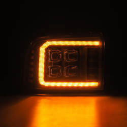 Купити Передні фари Ford F250 2005-2007 LED NOVA серія чорні AlphaRex AHL-FD05-N-B