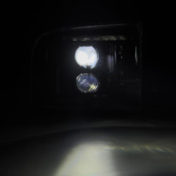 Купити Передні фари Ford F250 2005-2007 LED LUXX серія колір Alpha-Black AlphaRex AHL-FD05-PL-SA-FLB