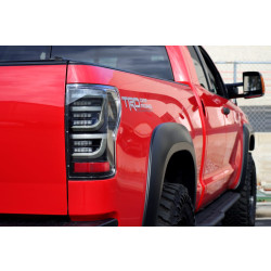 Купити Задні фари Toyota Tundra 2007-2013 LED LUXX серія чорні AlphaRex RTL-TUN07-SA-YW-BS