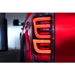 Купити Задні фари Toyota Tundra 2007-2013 LED LUXX серія червоно-чорні AlphaRex RTL-TUN07-SA-RR-LBS