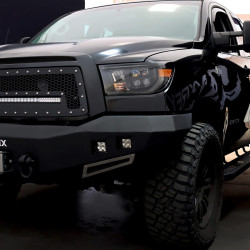 Купити Передні фари Toyota Tundra 2007-2013 LED NOVA серія чорні AlphaRex AHL-TUN07-G2-N-B