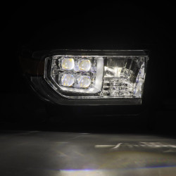 Купити Передні фари Toyota Tundra 2007-2013 LED NOVA серія хром AlphaRex AHL-TUN07-G2-N-C
