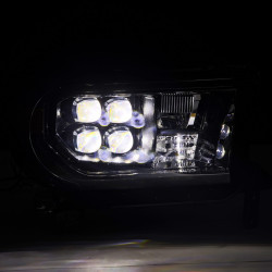 Купити Передні фари Toyota Tundra 2007-2013 LED NOVA серія колір Alpha-Black AlphaRex AHL-TUN07-G2-N-LB