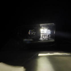 Купити Передні фари Toyota Tundra 2007-2013 LED LUXX серія чорні AlphaRex AHL-TUN07-G2-PL-SA-B