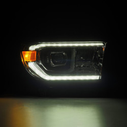 Купити Передні фари Toyota Tundra 2007-2013 LED LUXX серія хром AlphaRex AHL-TUN07-G2-PL-SA-C