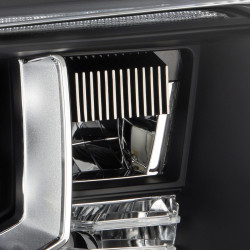 Купити Передні фари Toyota Tundra 2014-2021 LED NOVA серія чорні AlphaRex AHL-TUN14-G2-N-B