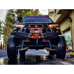 Купить Передние фары Toyota 4Runner 2014-2022 G2 Style NOVA серия черные AlphaRex AHL-T414-G2-N-B