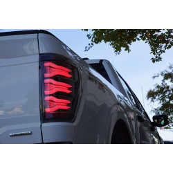 Купить Задние фары Ford F150 2021+ LED LUXX серия черно-красные AlphaRex RTL-FF21-SA-RR-LBS