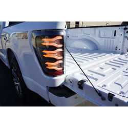 Купить Задние фары Ford F150 2021+ LED LUXX серия цвет Alpha-Black AlphaRex RTL-FF21-SA-YS-LB