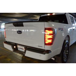 Купить Задние фарыFord F150 2021+ LED LUXX серия черные AlphaRex RTL-FF21-SA-YW-BS