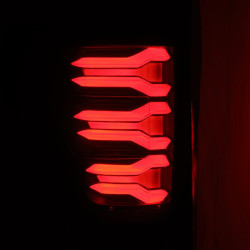 Купить Задние фарыFord F150 2021+ LED LUXX серия черные AlphaRex RTL-FF21-SA-YW-BS