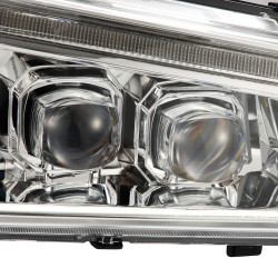 Купити Передні фари Chevrolet Silverado 2003-2006 LED NOVA серія хром AlphaRex AHL-CL03-N-C