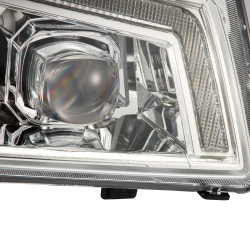 Купити Передні фари Chevrolet Silverado 2003-2006 LED NOVA серія хром AlphaRex AHL-CL03-N-C