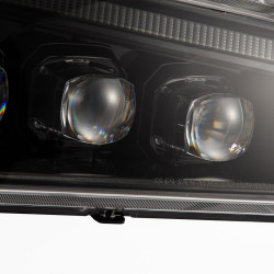 Купити Передні фари Chevrolet Silverado 2003-2006 LED NOVA серія колір Alpha-Black AlphaRex AHL-CL03-N-FLB