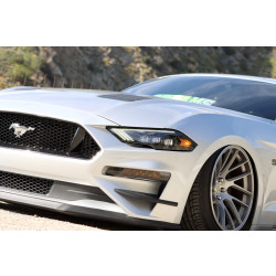 Купити Передні фари Ford Mustang 2018+  NOVA серія чорні AlphaRex AHL-FM18-N-B