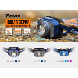Купити Ліхтар налобний Fenix HL40R Cree XP-LHIV2 LED сірий