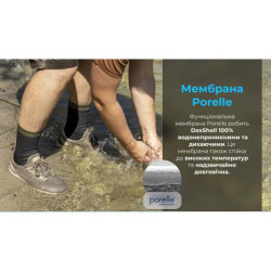 Купити Шкарпетки водонепроникні Dexshell Thermlite, p-p М, з зеленою смужкою