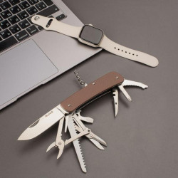 Купить Багатофункціональний ніж Ruike Criterion Collection L51 коричневий