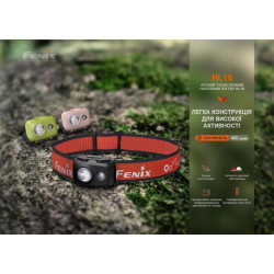 Купити Ліхтар налобний Fenix HL16 AAA чорний