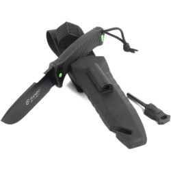 Купити Ніж Ganzo G8012V2-BK чорний (G8012V2-BK) з паракордом