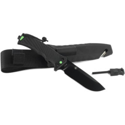 Купити Ніж Ganzo G8012V2-BK чорний (G8012V2-BK) з паракордом