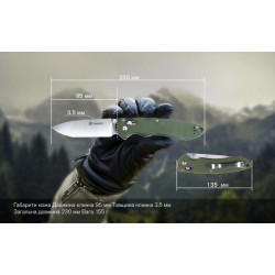 Buy Than a folding ganzo g740-GR green