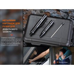 Buy Fenix ​​t6 tactical handle with a flashlight blue