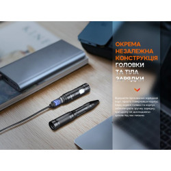 Buy Fenix ​​t6 tactical handle with a flashlight blue