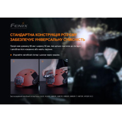 Buy Mounting on Helmet for Back Lantern Fenix ​​ALG-04