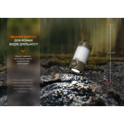 Купить Ліхтар кемпінговий Fenix CL26R Pro, темно-зелений