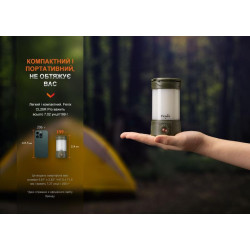 Купить Ліхтар кемпінговий Fenix CL26R Pro, мармуровий білий