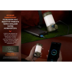 Купить Ліхтар кемпінговий Fenix CL26R Pro, мармуровий білий