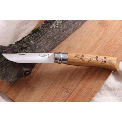 Купити Ніж Opinel №8 VRI Chamois Серна, дуб (002336)