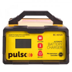 Купить Зарядний пристрій PULSO BC-40120 12&24V/2-5-10A/5-190AHR/LCD/Iмпульсний