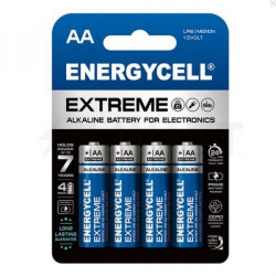 Купити Батарейка ENERGYCELL  EN15EX-B4 1.5V лужна R6, АА4 BLISTER