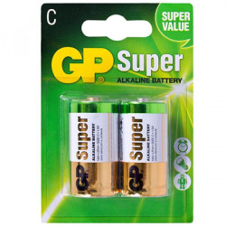 Купити Батарейка GP SUPER ALKALINE 1.5V 14A-U2 лужна, LR14, С