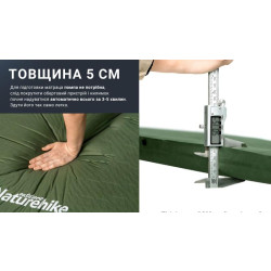 Buy Samonadvyna mattress 5 cm Naturehike NH20dz003, dark green