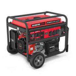 Купить Генератор Alligator бензиновый 6,5кВт (ном 6,0кВт) с электростартером, 1 и 3 фазы